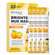 BIOAQUA Vitamin C Brightening And Antioxidant Mud Mask (10pcs)