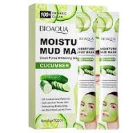 BIOAQUA Moisture Mud Mask Cucumber 8Gx10Pc
