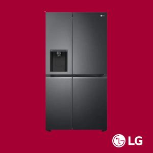 LG SxS Refrigerator 684L (GC-J257FQKW) with UVnano® Water Dispenser